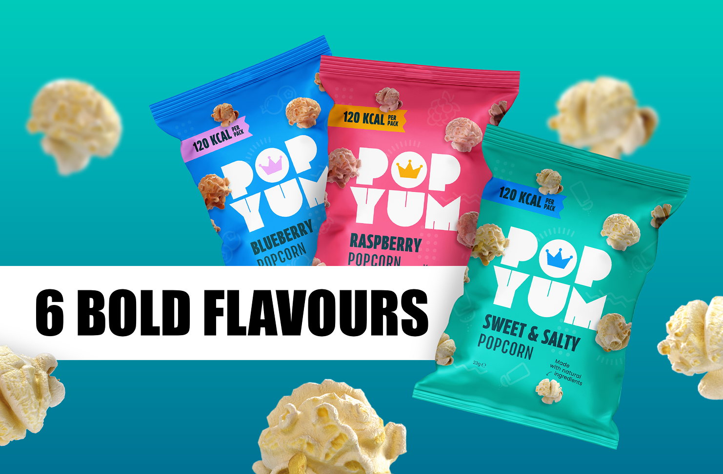 Pop Yum Popcorn - Delicious and Healthy Snacks